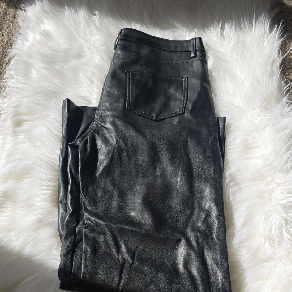 Forever 21 Black Faux Leather Pants with Tag